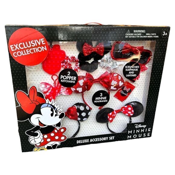 Disney Exclusive Collection Minnie
Mouse Deluxe Travel Accessory
Headband Set - Picture 13 of 16